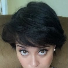 Tiny teen blows cock POV