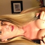 Cute blonde films her homemade fuck video